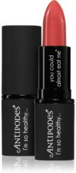 Antipodes Moisture-Boost Natural Lipstick tápláló rúzs árnyalat Dusky Sound Pink 4 g