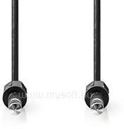 Nedis CAGL23000BK20 6, 35 mm sztereo jack dugó (apa) kábel, 2m (CAGL23000BK20) (CAGL23000BK20)