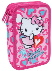 COOLPACK - Jumper 2 felszerelt 2 emeletes tolltartó - Hello Kitty - Sweet Leopard (F066035) (F066035)