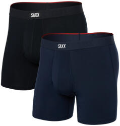Saxx Vibe Xtra Super Soft Bb Fly 2Pk boxeralsó M / fekete/kék