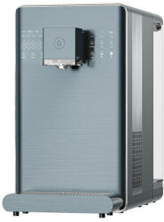 Elixir Pro Plus vízdiszpenzer, 2200W, Fűtés 18 l/óra, 42-90°C, UVC sterilizáció, Kijelző, Többlépcsős szűrés, Kompresszoros, Szürke-kék/grafit