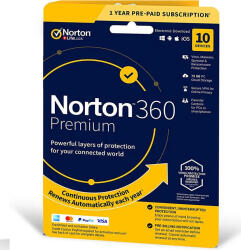 Symantec Antivirus, Norton, 360 Premium, 75GB, 10 dispozitive (21426453)
