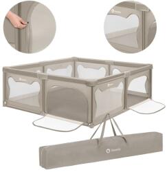 Lionelo Lionelo, Willow XL, tarc de joaca pentru copii, Beige Sand