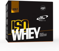 Pro Nutrition Proteine Proteine din zer, 3 tipuri de proteina, Iso Whey Gold Edition plicuri Ciocolata cocos 15 plicuri x 30g - vexio