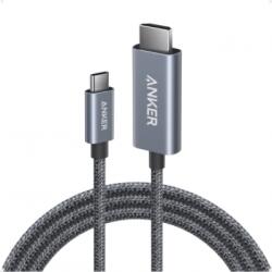 Anker Nano A87E0H12 Video kábel, szürke (USB-C to HDMI, 1.8m)