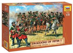 Zvezda Wargames (AoB) figurky 8072 - Dragoile lui Petru cel Mare (1: 72) (32-8072)