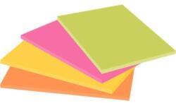 3M POSTIT Blocnotes autoadeziv, 152x101 mm, 4x45 coli, 3M POSTIT "Super Sticky", mix de culori, 180 coli