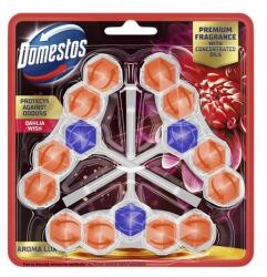 Domestos Set de toaletă răcoritoare, 3 piese, DOMESTOS "Aroma Lux", parfum de dalie și fructul dragonului, 3 buc