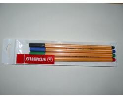 STABILO Liner, set, 0, 4 mm, STABILO "Point 88", 4 culori diferite, 4 buc