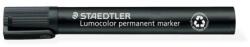 STAEDTLER Marker permanent, vârf teșit, STAEDTLER „Lumocolor 350, negru