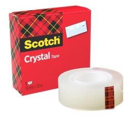 3M Bandă adezivă, 19 mm x 33 m, 3M SCOTCH "Crystal", 33m