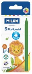 MILAN creioane rotunde din plastic 6 buc