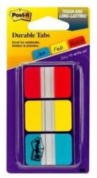 3M Semne de carte autoadezive, extra groase, 25, 4x43, 2, 3 culori, 66 de coli