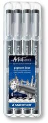 STAEDTLER Set de creioane cu pigment STAEDTLER, negru, 4 buc