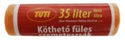 TUTI Saci de gunoi, cu mâner, 35 l, 20 buc, 50x60 cm, 9 , TUTI, portocalii, 20 buc