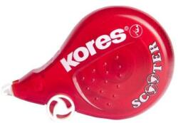 Kores Rolă corectoare, 4, 2 mm x 8 m, KORES "Scooter" roșie, 8 m
