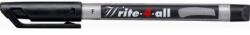 STABILO Marker permanent, 0, 7 mm, vârf conic, STABILO "Write-4-all", negru