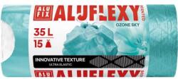 Alufix Saci de gunoi, retractabili, LDPE, parfumați, 35 l, 15 buc, 53x53 cm, 20 , ALUFIX "Aluflexy", turcoaz, 15 buc