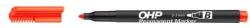 ICO Marker permanent, OHP, 2-3 mm, B, ICO, roșu