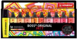 STABILO Highlighter - STABILO BOSS ORIGINAL - ARTY - pachet 10 - cu 10 culori diferite