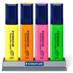 STAEDTLER Evidențiator, set de birou, 1-5 mm, STAEDTLER "Classic 364", 4 culori diferite, 4 buc