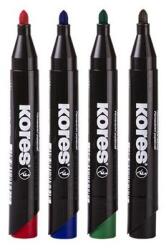 Kores Marker permanent, set, 3-5 mm, vârf conic, KORES "K-Marker XP1", 4 culori diferite, 4 buc