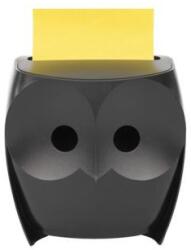 3M POSTIT Dispenser pentru bilețele autoadezive, „Z, 3M POSTIT „Bufniță, negru, 3 buc