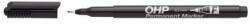 ICO Marker permanent, OHP, 0, 5 mm, F, ICO, negru