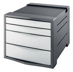 Esselte Cutie cu sertare, plastic, 4 sertare, ESSELTE "Europost", Vivida alb Dulap arhivare