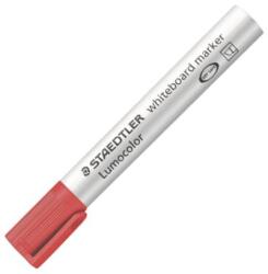 STAEDTLER Marker pentru tablă albă și flipchart, vârf teșit, STAEDTLER "Lumocolor 351 B", roșu