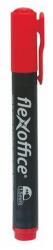 FlexOffice Marker permanent, 1, 5 mm, conic, FLEXOFFICE "PM03", roșu