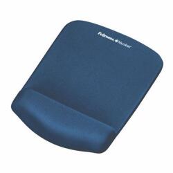 Fellowes Mouse pad cu suport pentru încheietura mâinii, cu căptușeală din spumă, FELLOWES "PlushTouch", albastru Mouse pad