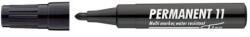 ICO Marker permanent, 1-3 mm, vârf conic, ICO "Permanent 11", negru