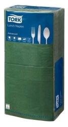 Tork Șervețele de masă, pliate 1/4, 2 straturi, 32x32 cm, Advanced, TORK "Lunch", verde închis, 200 buc