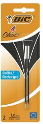 BIC Rezervă pentru pix cu bilă, 0, 32 mm, BIC "4 Colours", neagră, 2 buc