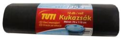 TUTI Saci de gunoi, 135 l, 10 buc, 70x110 cm, 17 , TUTI, negri, 10 buc
