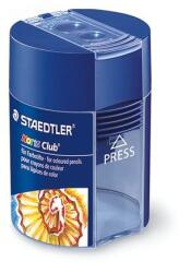 STAEDTLER Răzătoare, cu două găuri, cu magazie, STAEDTLER, albastră