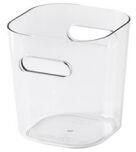 SMARTSTORE Cutie de depozitare, plastic, 0, 6 l, SMARTSTORE „Compact Clear Mini, transparentă