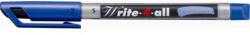 STABILO Marker permanent, 0, 4 mm, vârf conic, STABILO "Write-4-all", albastru