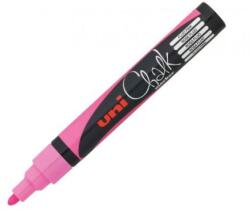 uni Marker cretă, 1, 8-2, 5 mm, UNI "PWE-5M", roz fluorescent