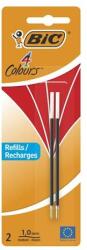 BIC Rezervă pentru pix cu bilă, 0, 32 mm, BIC "4 Colours", roșie, 2 buc