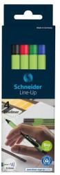Schneider Set de căptușeli, 0, 4 mm, SCHNEIDER "Line-Up", 4 culori diferite, 4 buc