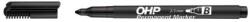 ICO Marker permanent, OHP, 2-3 mm, B, ICO, negru