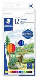 STAEDTLER Creioane colorate, set, hexagonale, STAEDTLER "146C", 12 culori diferite, 12 buc