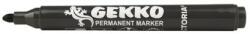 Victoria Marker permanent, 1-3 mm, vârf conic, VICTORIA OFFICE "Gekko", negru