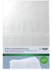 Sigel Copertă meniu, A5, SIGEL, transparentă, 10 buc