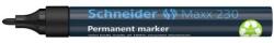 Schneider Marker permanent "230", negru, 1-3 mm, corp metalic