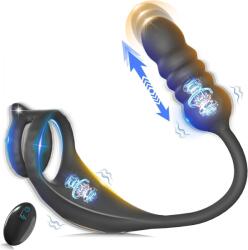 SESSO Vibrator Rock Thrusting Vibe Negru Vibrator