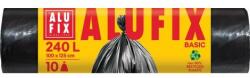 Alufix Sac de gunoi, 240 l, 10 buc, 100 x 125 cm, 20 , ALUFIX "Economy", negru, 10 buc