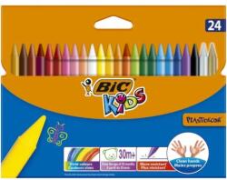 BIC Creioane colorate din plastic rezistente la rupere 24 buc